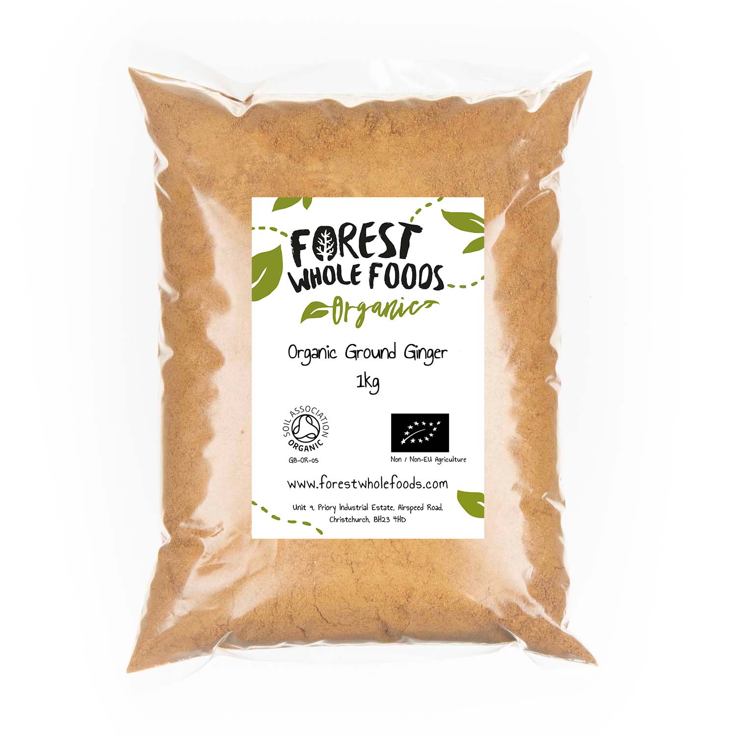 Organic Ground Ginger 1kg