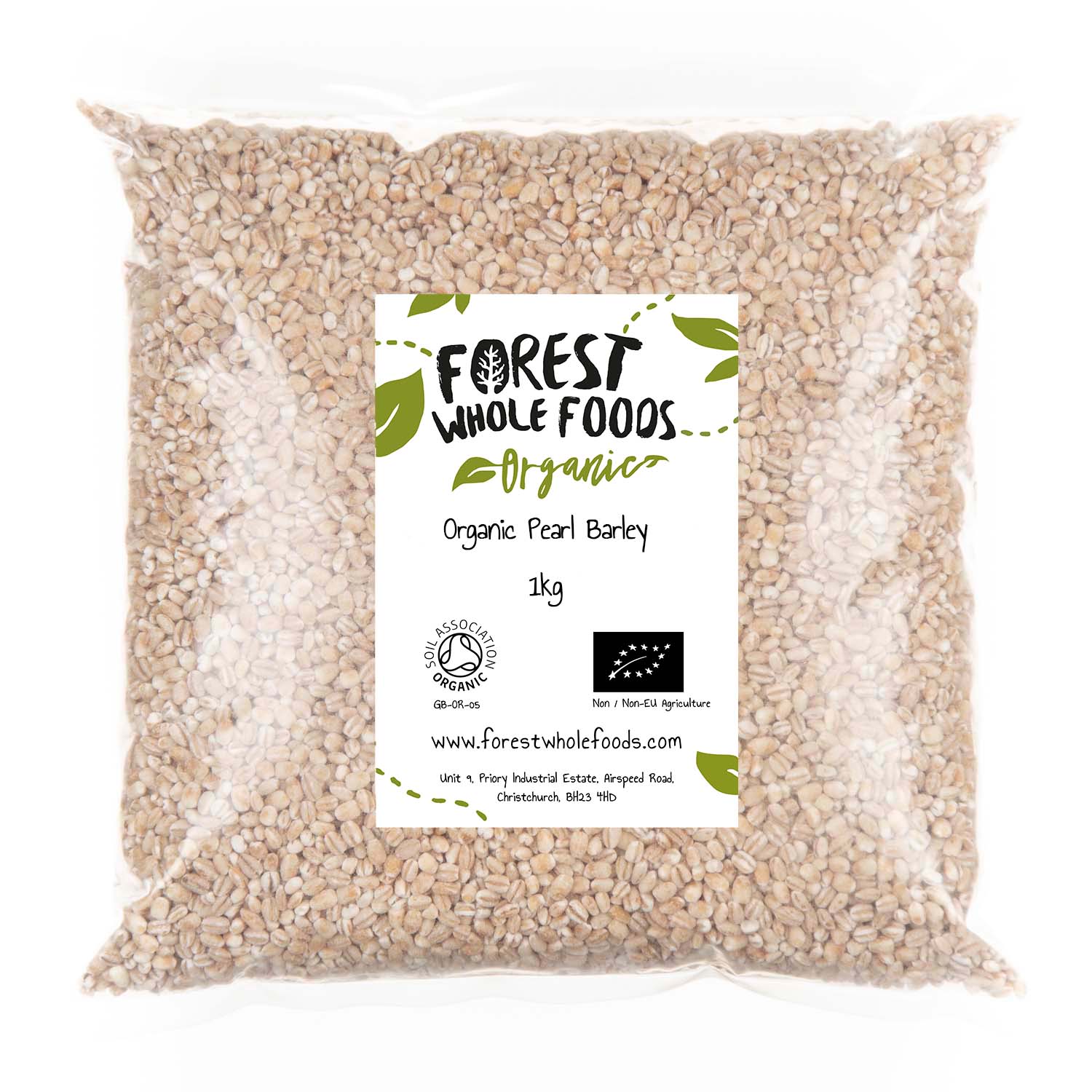 Organic Pearl Barley 1kg
