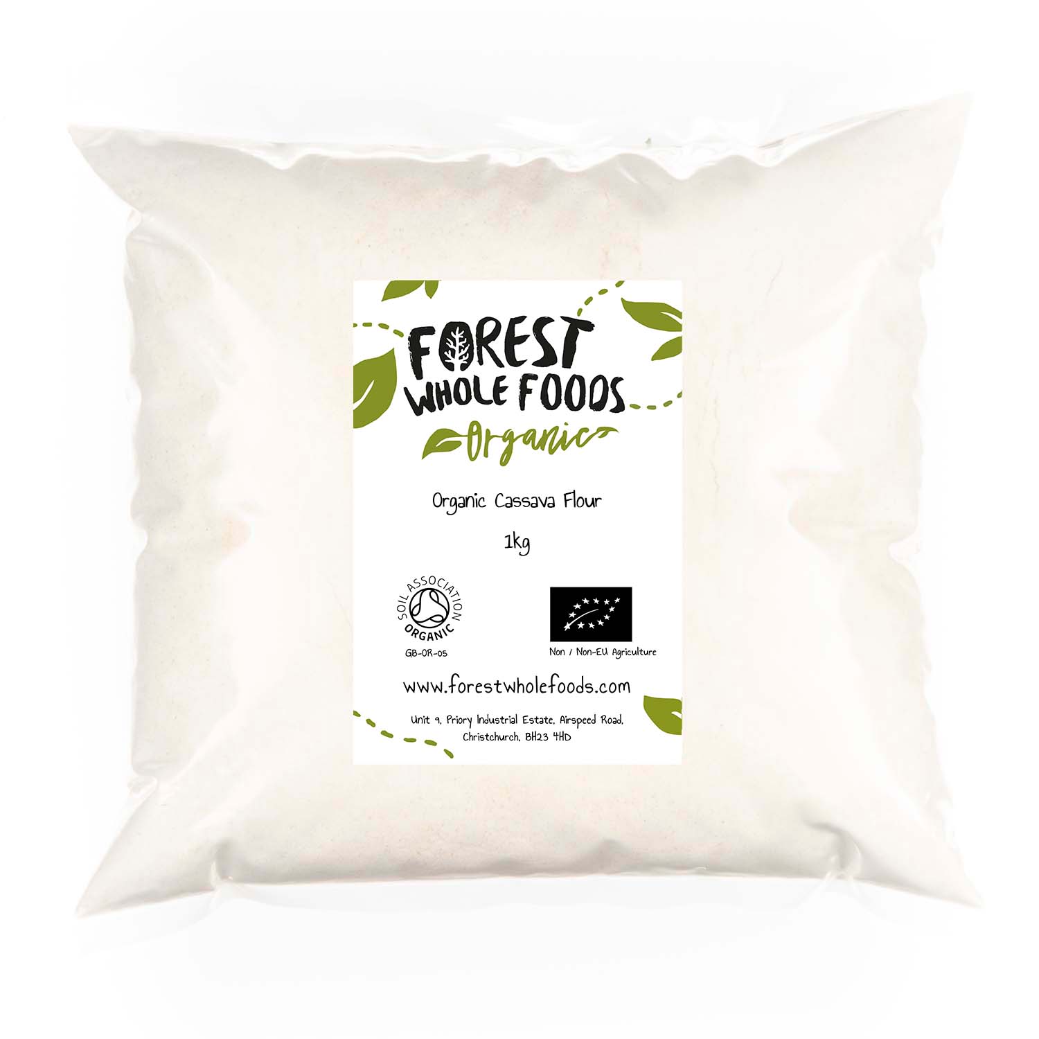 Organic Cassava Flour 1kg