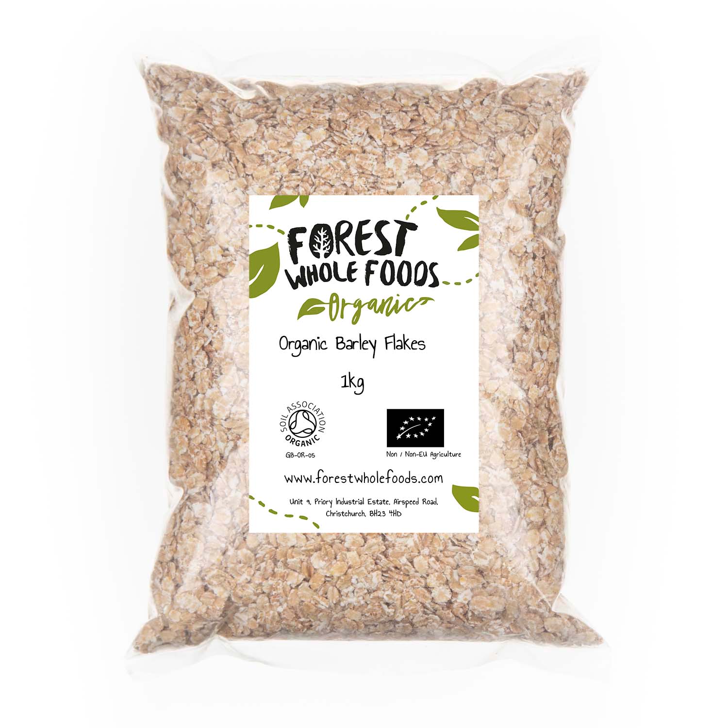 Organic Barley Flakes 1kg