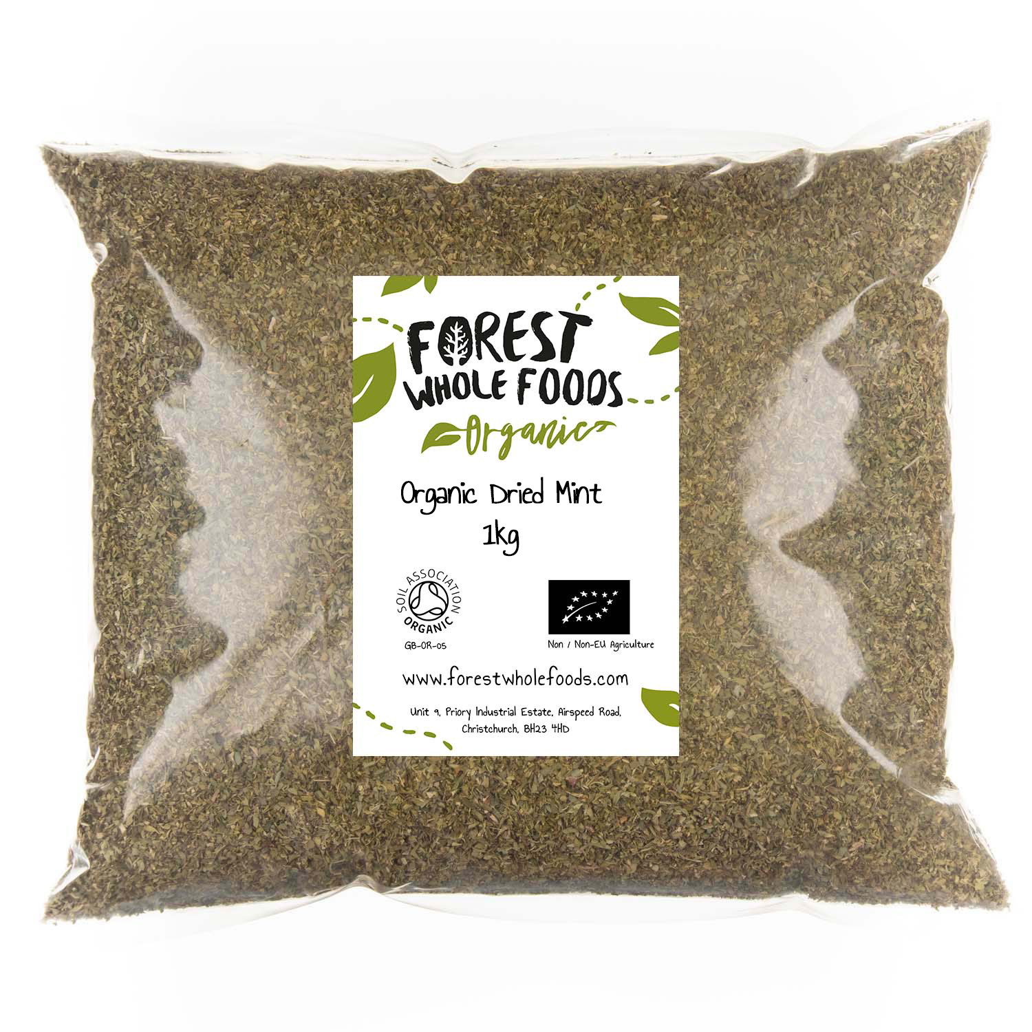 Organic Dried Mint 1kg