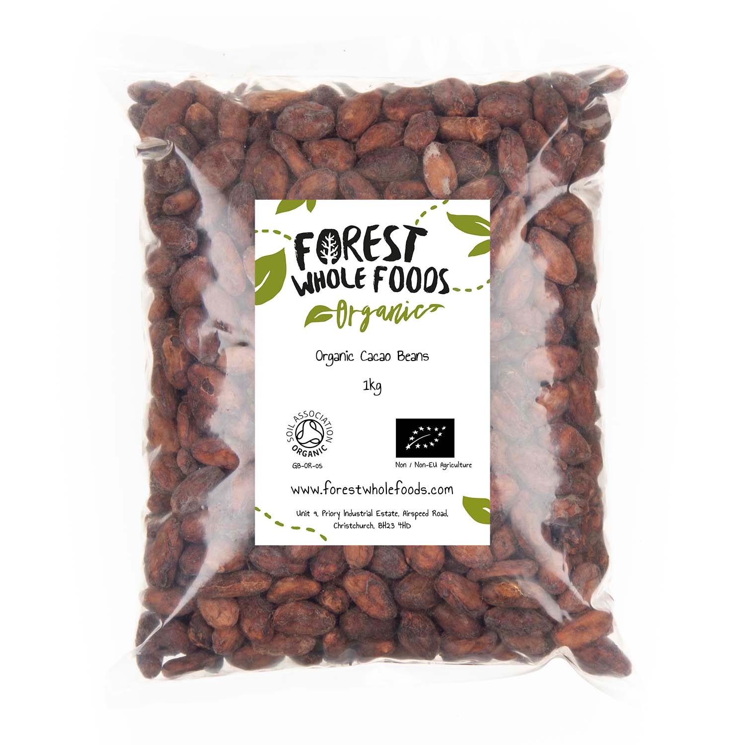 Organic Cacao Beans 1kg