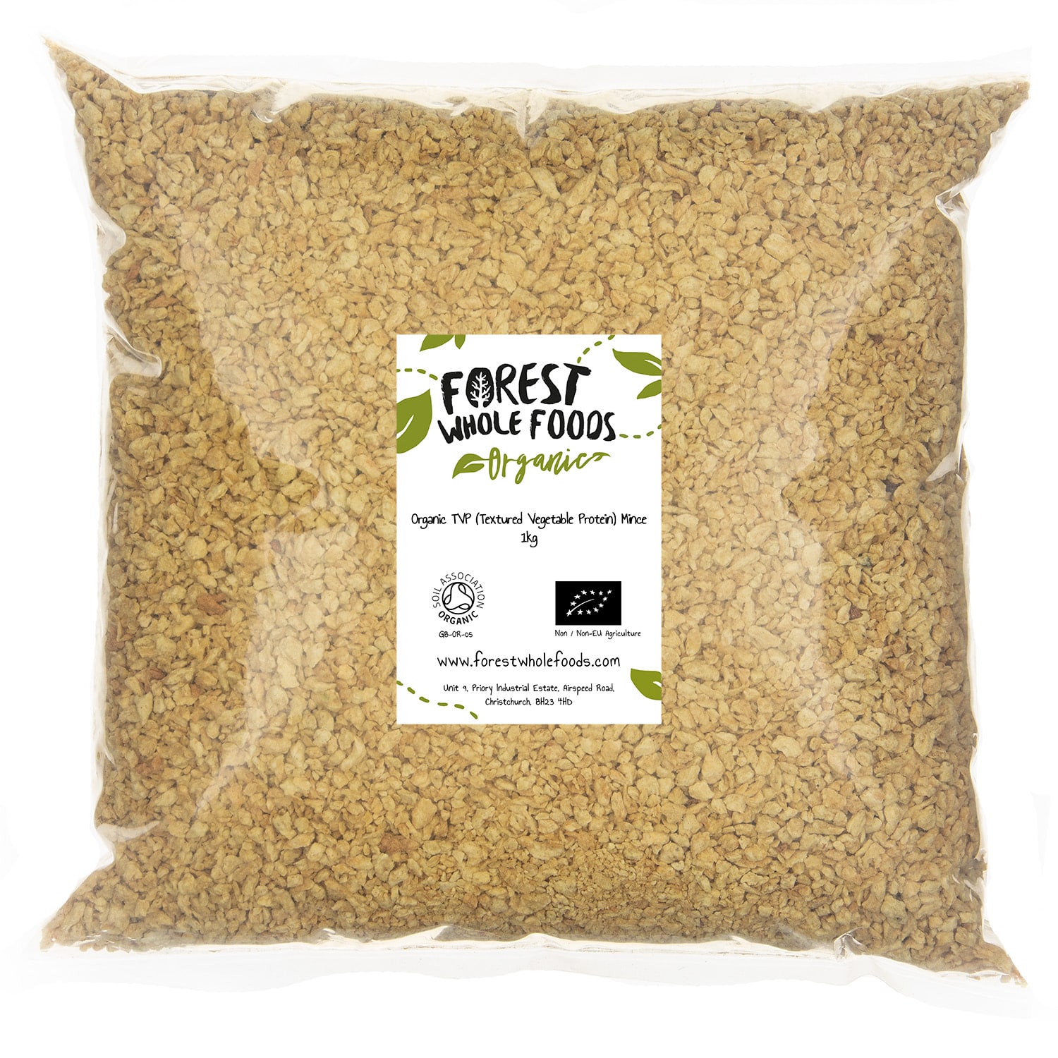 Organic TVP (Textured Vegetable Protein) Mince 1kg