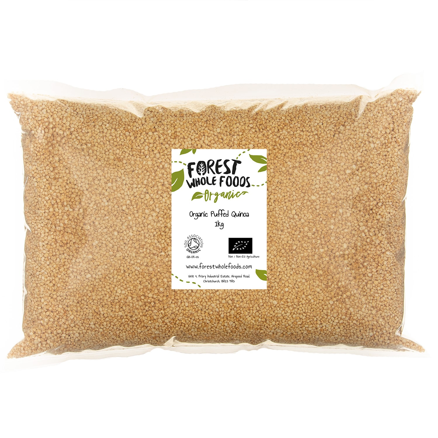 Organic Puffed Quinoa 1kg