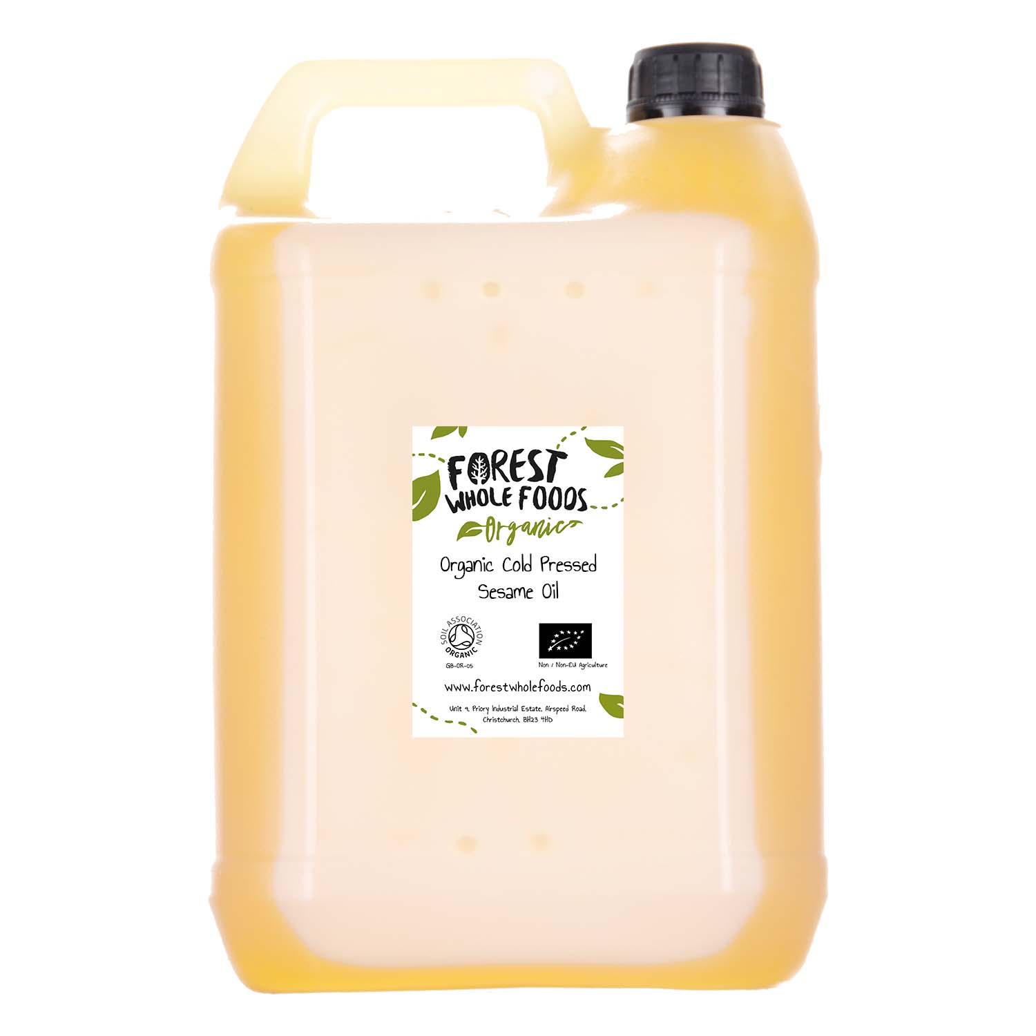 Organic Cold Pressed Sesame Oil 5l