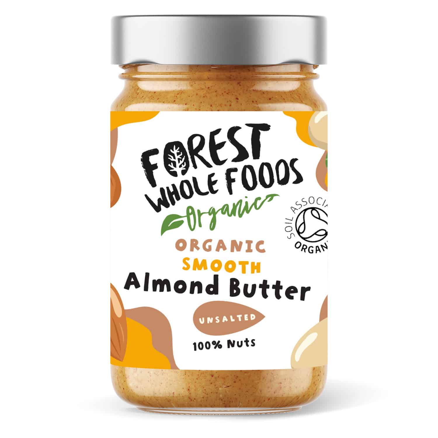 organic roasted smooth almond butter 500g