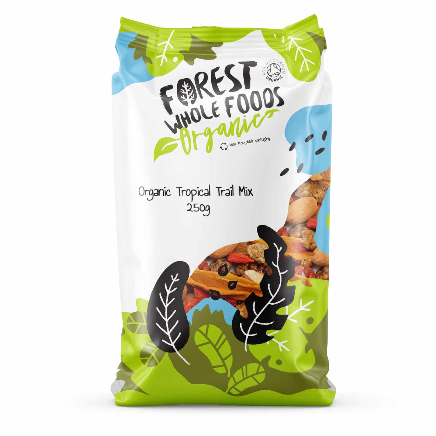 organic tropical trail mix 250g