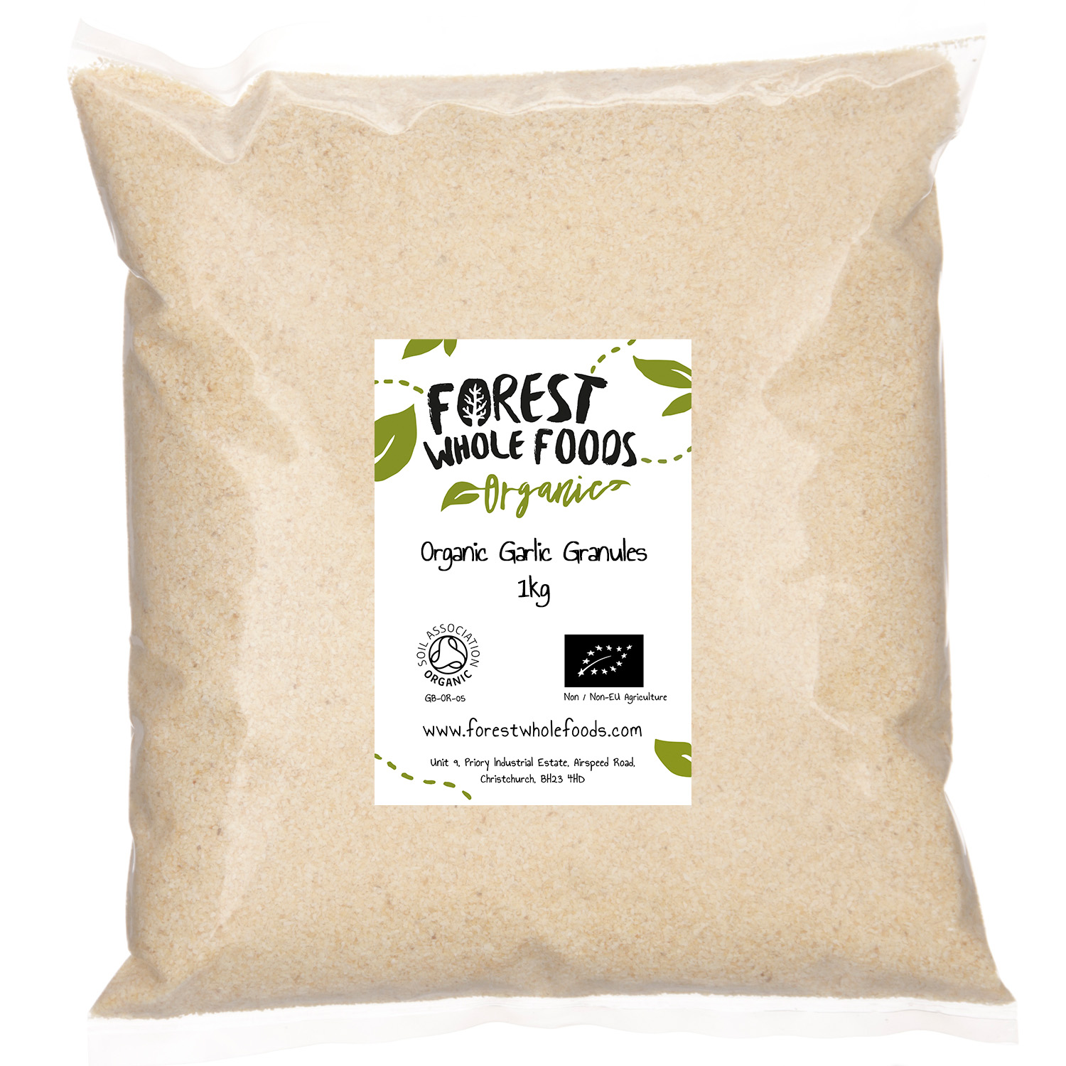 Organic Garlic Granules 1kg