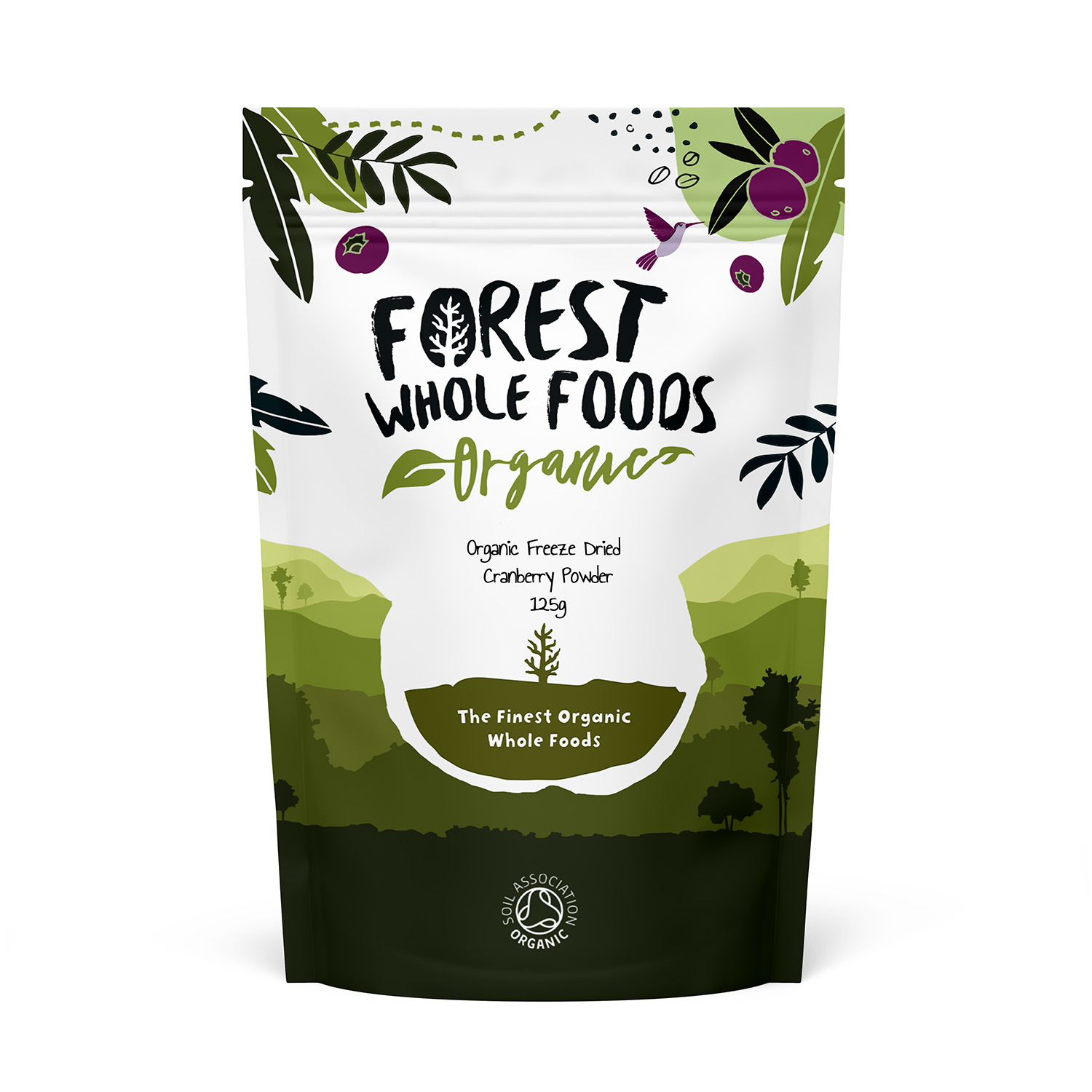 organic freeze dried cranberry powder 125g