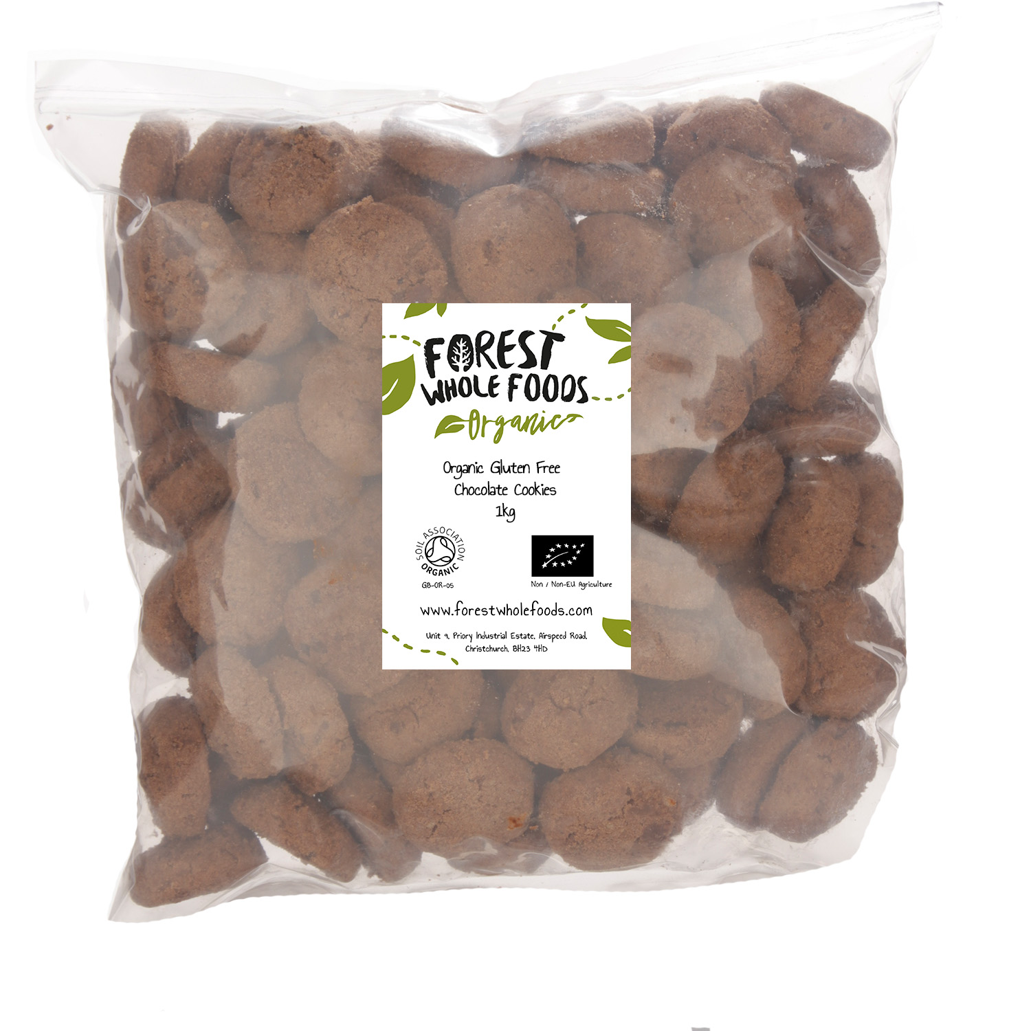 Organic Gluten Free Chocolate Cookies 1kg